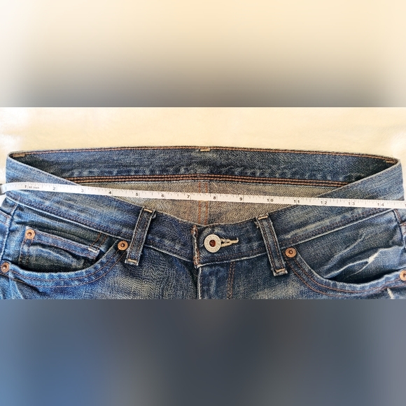 Vintage Polo Ralph Lauren Maddy Torn Jeans Y2K Great Condition Floral Design S27 - Picture 7 of 14